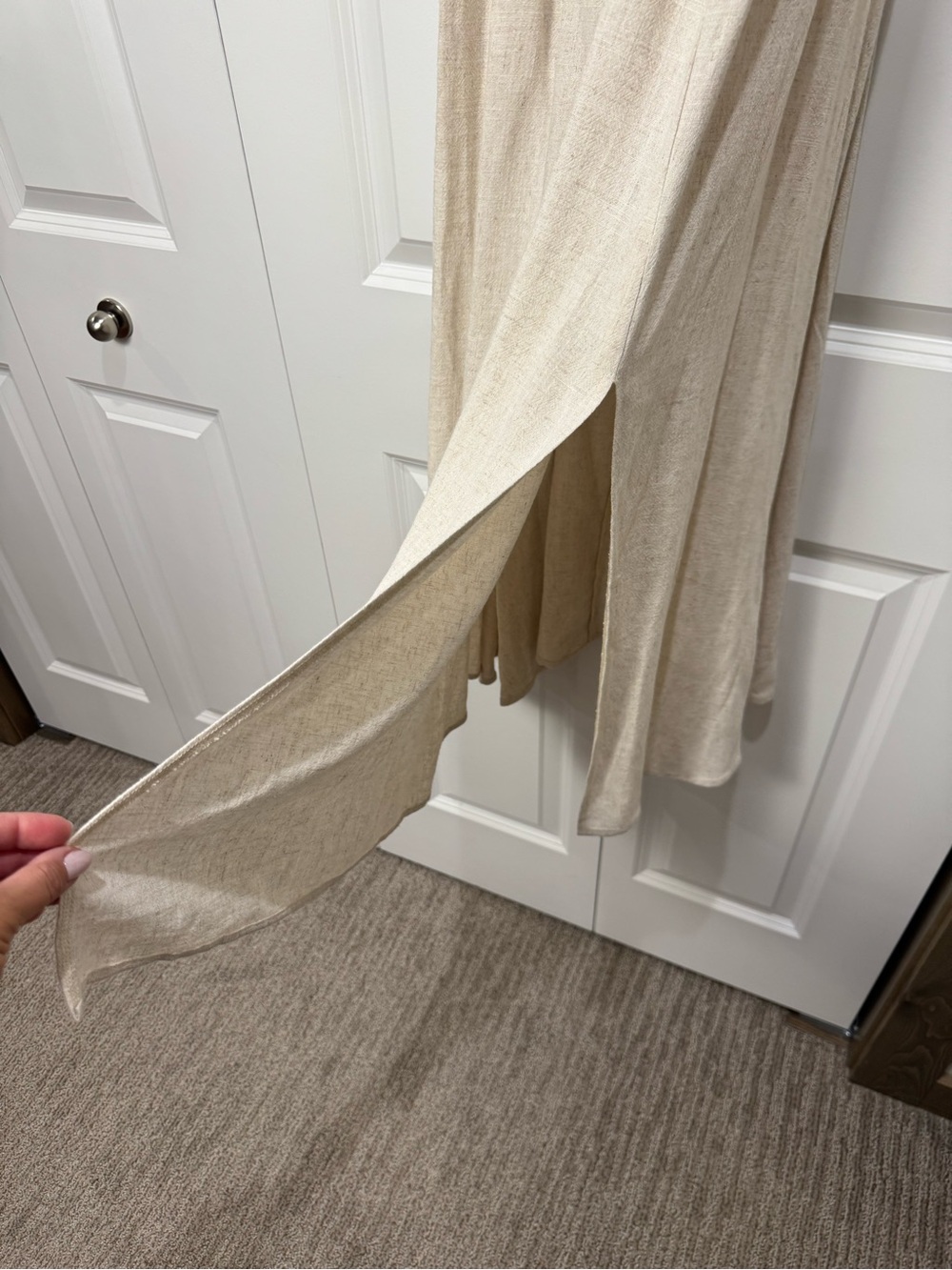 Romantic Crème de vanilla dress - Picture 6 of 6